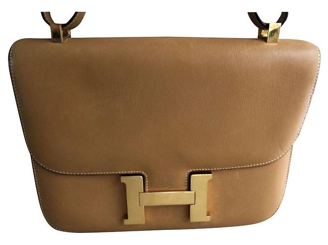 Bolsa Hermès Constance de couro