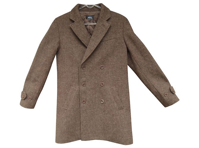 Abrigo APC en Harris Tweed talla S