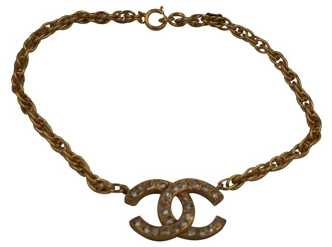 Chanel CC Dorado Metal  ref.146166