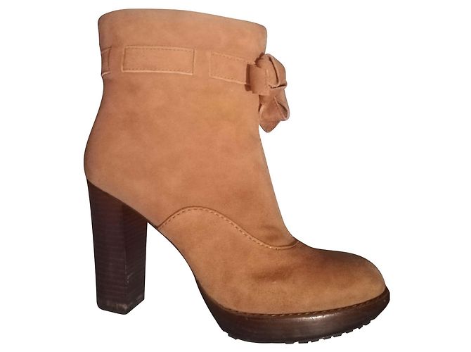 Botas Paul Smith Liberty camel kid suede Beige