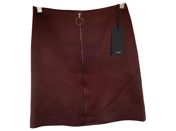 Drykorn Skirt suit Dark red Polyester  ref.146316