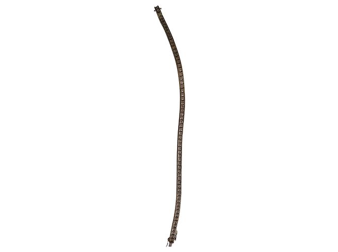Autre Marque Pulsera tenis oro blanco