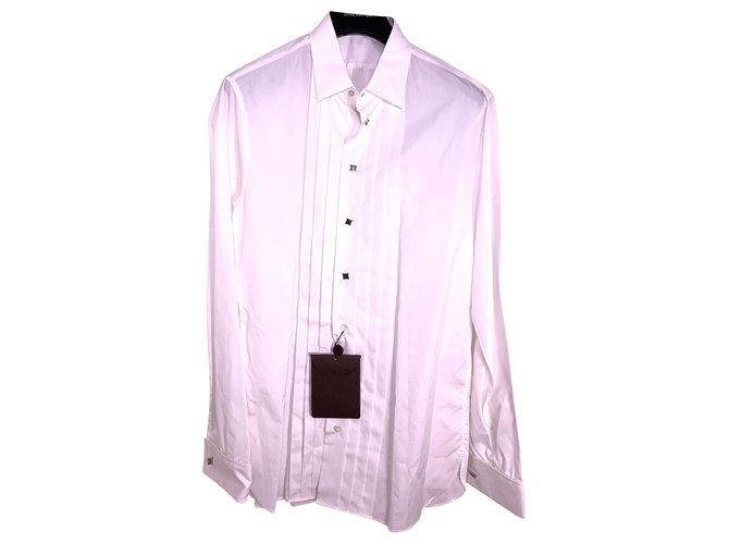 Louis Vuitton Shirts White Cotton ref.596622 - Joli Closet