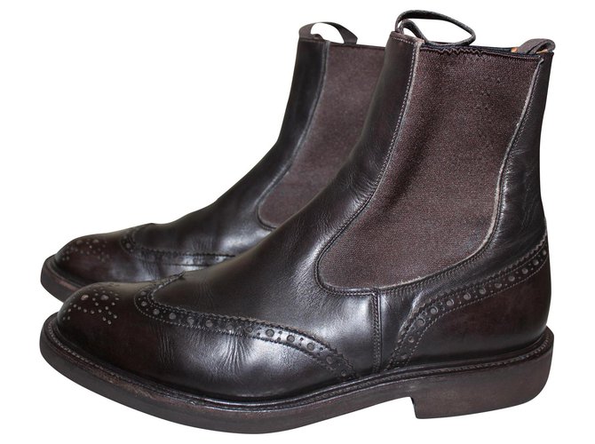 Trickers Botte Tricker’s London Country. Cuir Marron  ref.146373