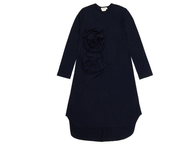 Comme Des Garcons NIGHT FLOWERS FR36/38 Navy blue Wool  ref.146548