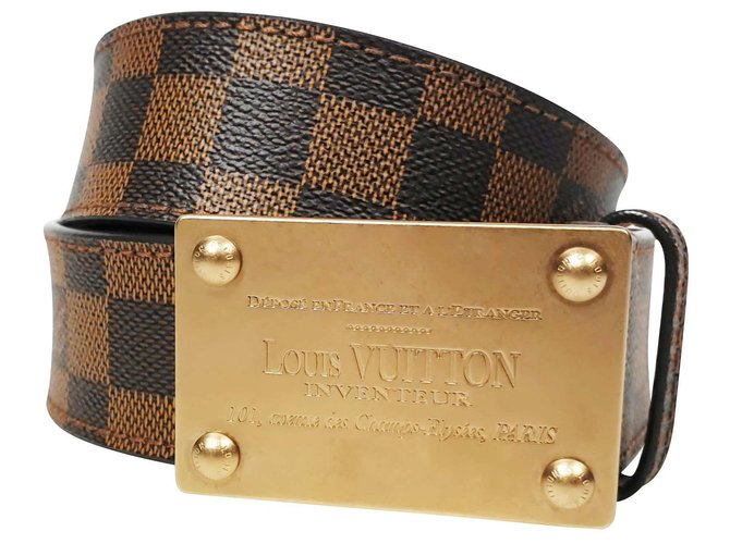 Louis Vuitton Belt Eggshell Leather ref.150671 - Joli Closet