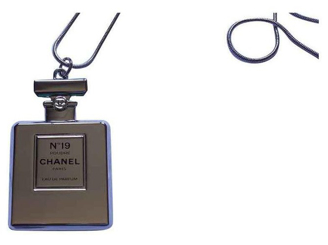 Chanel Colares Prata Metal  ref.146755