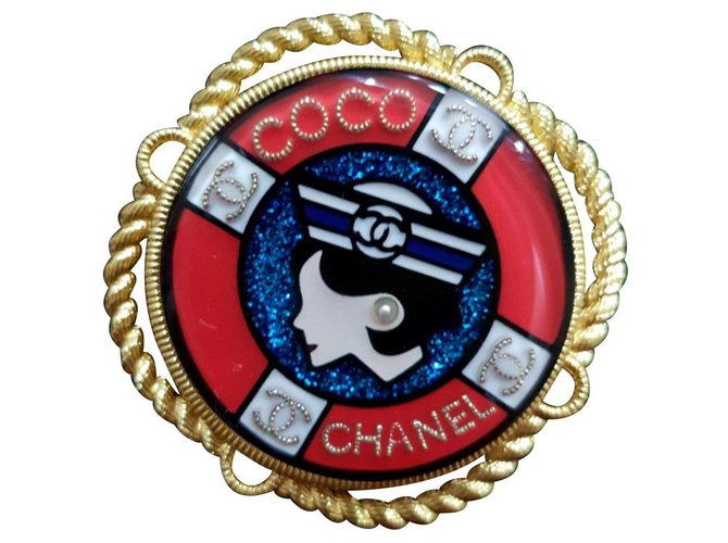 Coco Chanel nautical brooch pin Multiple colors ref.146817 - Joli