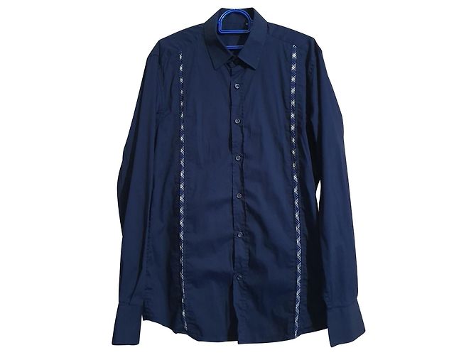 Autre Marque Camicia Antony Morato in cotone blu navy
