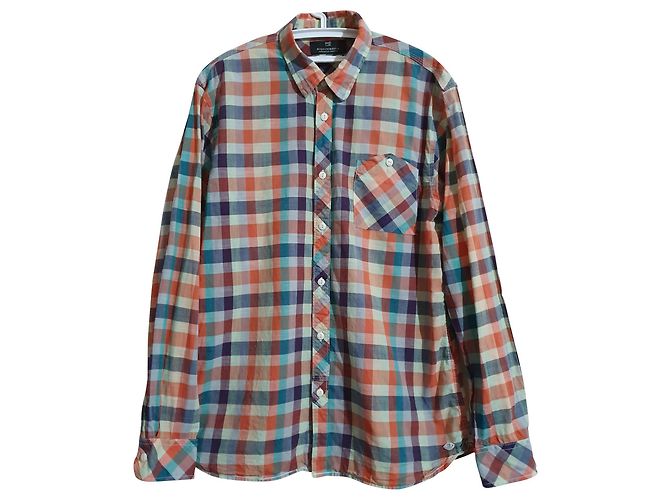 Camicia a quadri tartan in cotone Scotch and Soda XL Multicolore