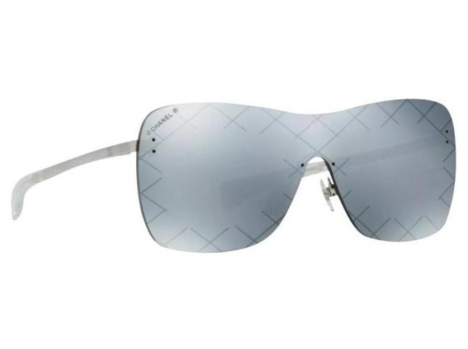 Chanel Gafas de sol Azul Vidrio  ref.146979