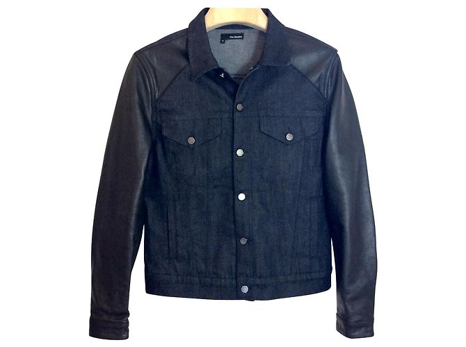 The Kooples Denim/leather jacket