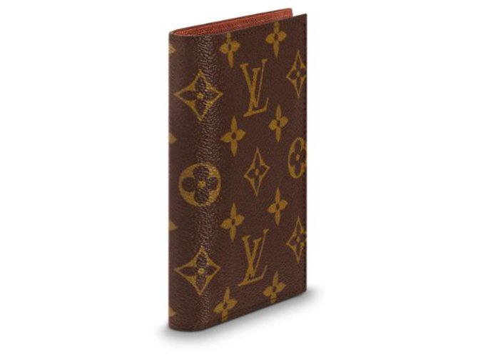 Passport cover Louis Vuitton Brown Leather  ref.147168