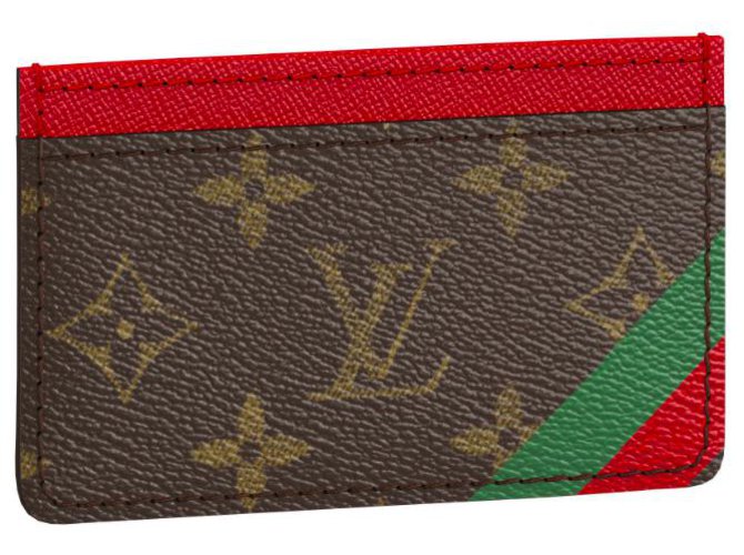 Louis Vuitton card wallet Brown  ref.147171