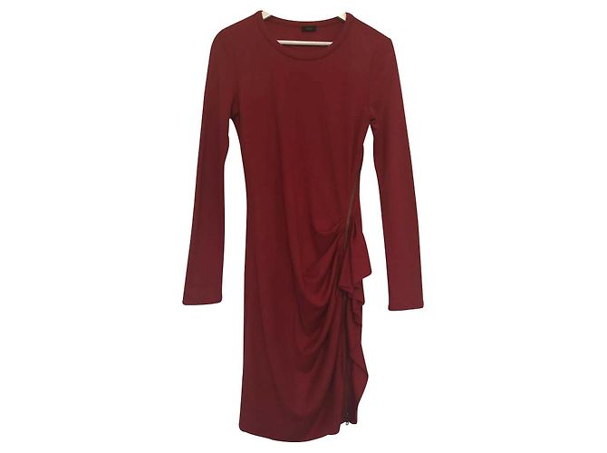 Joseph Grazia Kleid Rot Wolle
