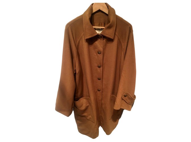 Hermès Coats, Outerwear Brown Cashmere  ref.147455