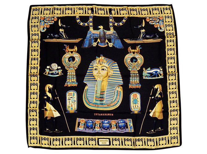 Hermès Tutankhamun Multiple colors Silk  ref.147504
