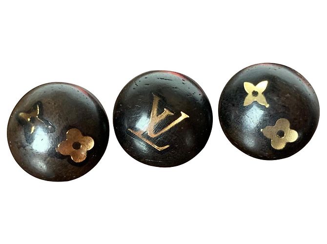 Louis Vuitton Orecchini Vuitton Marrone Legno