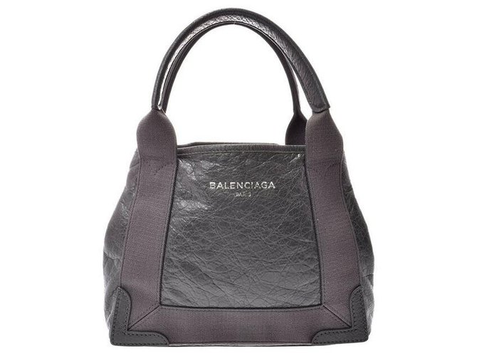 Balenciaga Vintage Handbag Grey Leather  ref.147936