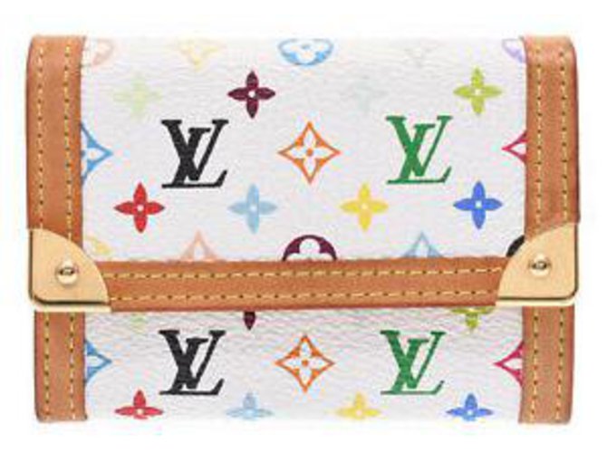 Louis Vuitton Multicolor Wallet White  ref.148003