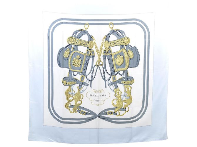 Hermès Carré Noivas de Gala Azul