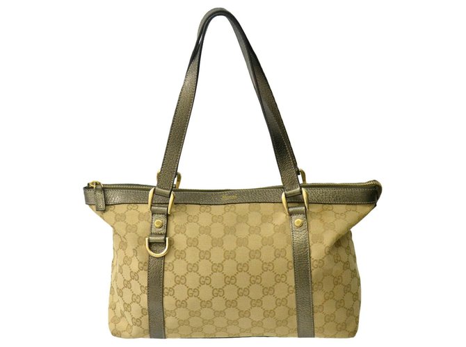 Sac cabas Gucci Sherry Line GG Toile  ref.148185