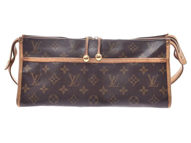 Louis Vuitton Shoulder Bag Brown Cloth  ref.148231