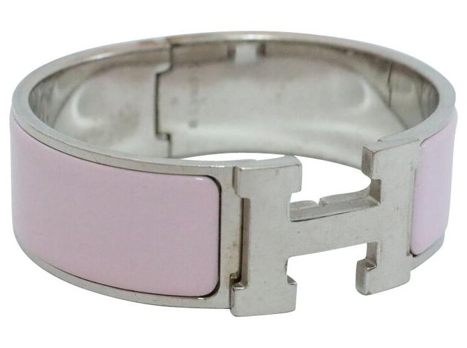 Bracelet Hermès Argent Rose  ref.148337