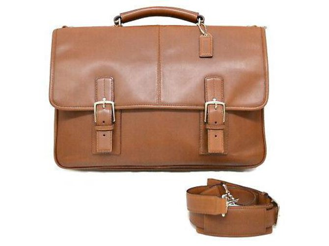 Coach Leather Business Bag Brown  ref.148444