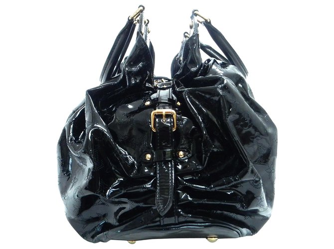 Louis Vuitton Mahina Black Patent leather ref.148505 - Joli Closet