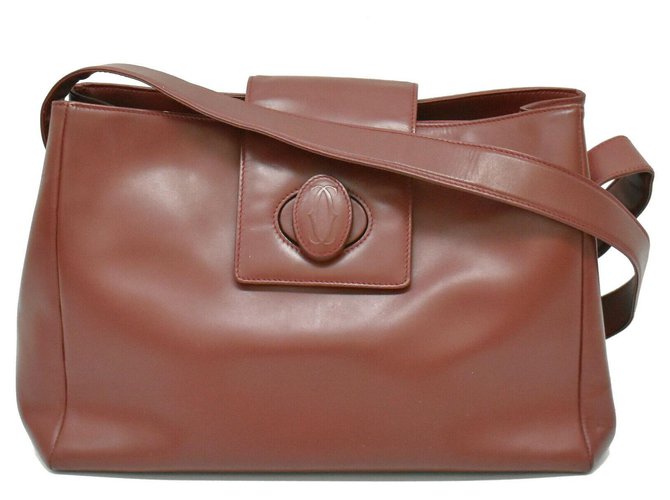 Cartier Must Line Shoulder Bag Leather  ref.148635