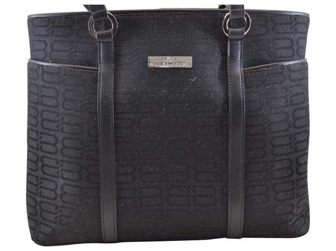 Balenciaga Vintage Handbag Preto Lona  ref.148686