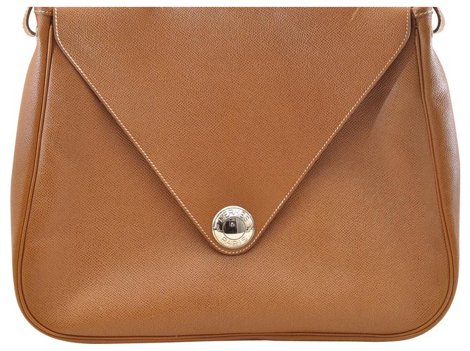Hermès Christine Brown Leather  ref.148751