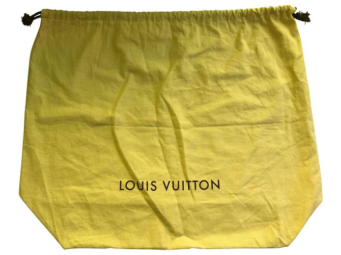 Saco para o pó Louis Vuitton Marrom Algodão  ref.148810