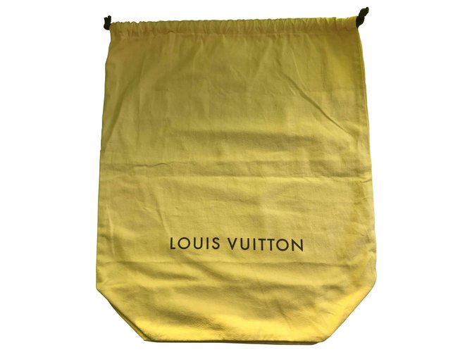 Saco para o pó Louis Vuitton Marrom Algodão  ref.148811
