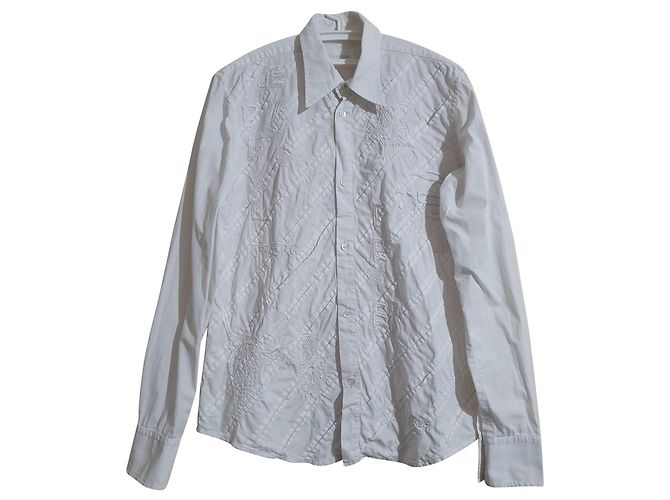 Camisa Iceberg de algodón blanco L