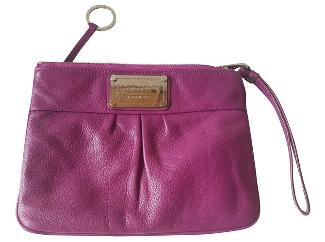 Marc by Marc Jacobs Clutch bags Purple Leather ref.148946 - Joli Closet