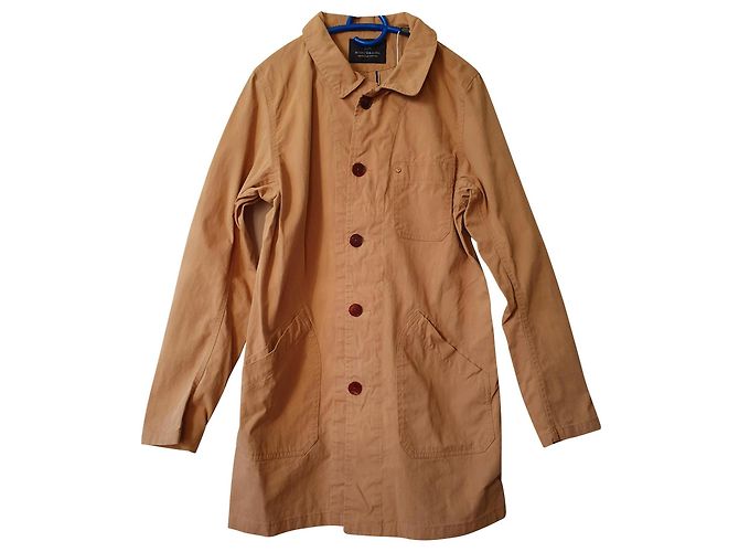 Scotch and Soda Trench Scotch & Soda Beige Cotone Nylon