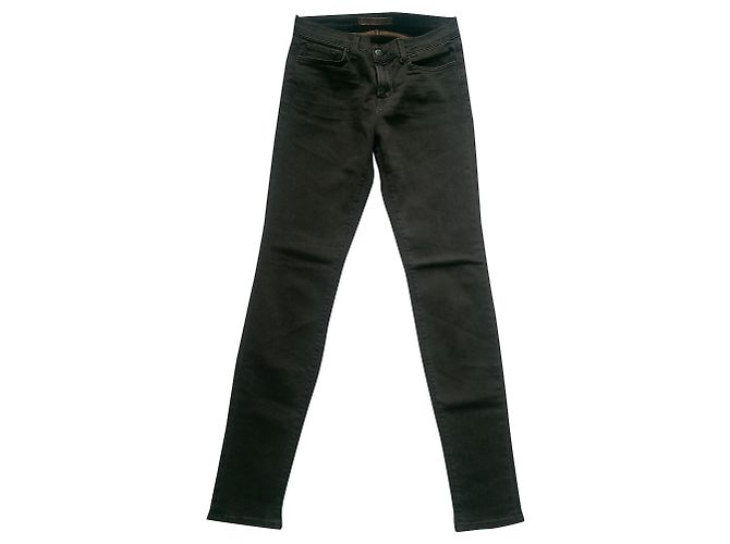 Vaqueros Skinny J Brand Negros Marrón Oscuro