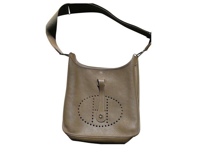 hermes tasche evelyn taupe