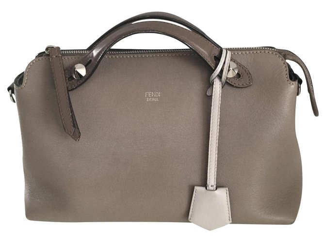 By The Way Fendi Light brown Leather  ref.149160