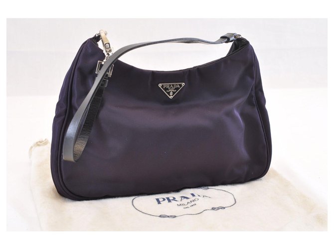 Bolsa Prada Vintage Roxo ref.149211 Joli Closet