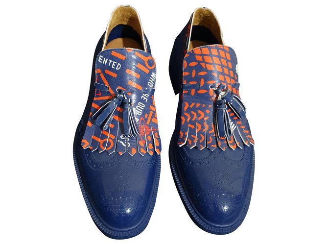 Vivienne Westwood Loafers Slip ons Blue Multiple colors Rubber  ref.149218