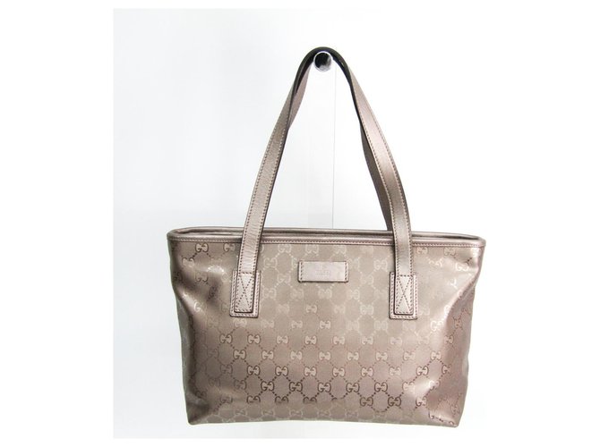 Gucci Brown Guccissima Tote Bag Plastic  ref.149268