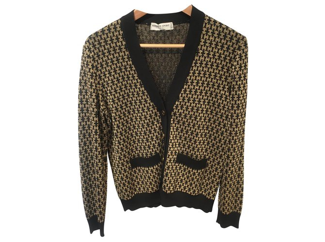 Hermès Knitwear Black Golden  ref.149524