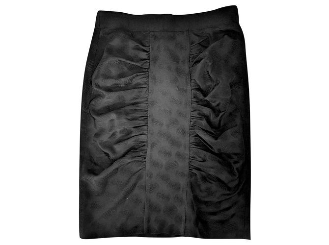 Dolce & Gabbana Skirts Black Elastane Polyamide Acetate  ref.149529