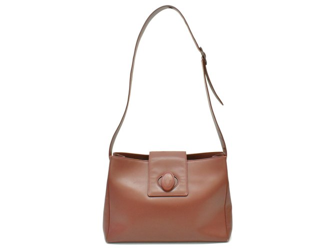 Cartier Vintage Shoulder Bag Leather  ref.149544