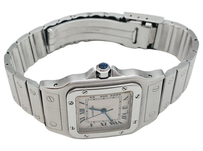 Cartier "Santos Galbée" Uhr aus Stahl.  ref.149701