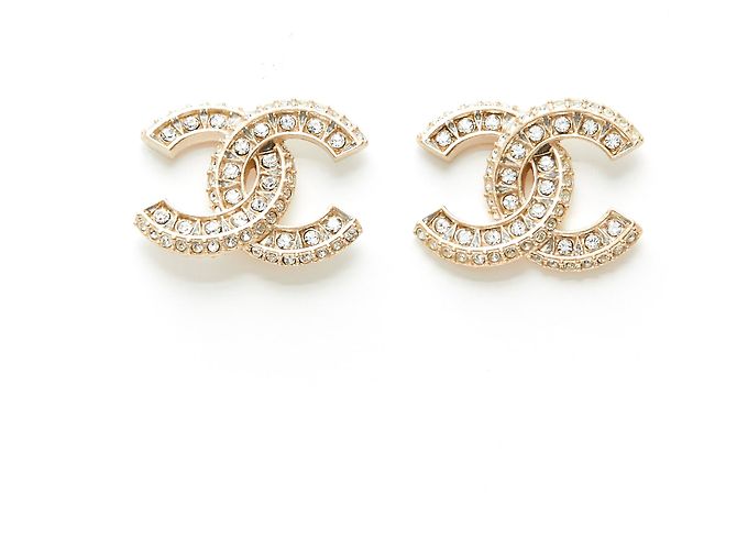 Chanel GRANDE RIGA rigata CC D'oro Metallo