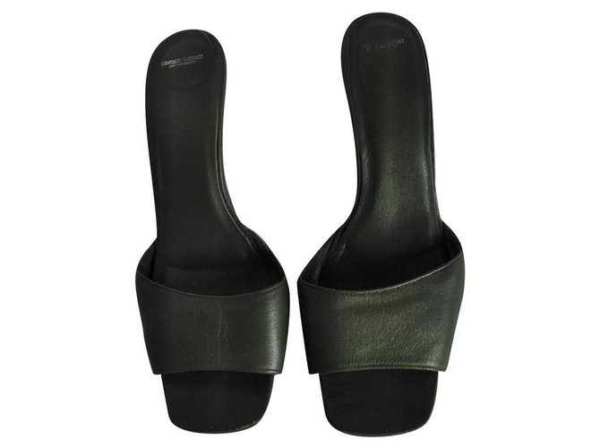 Undercover Khaki Green Heels Leather  ref.149795